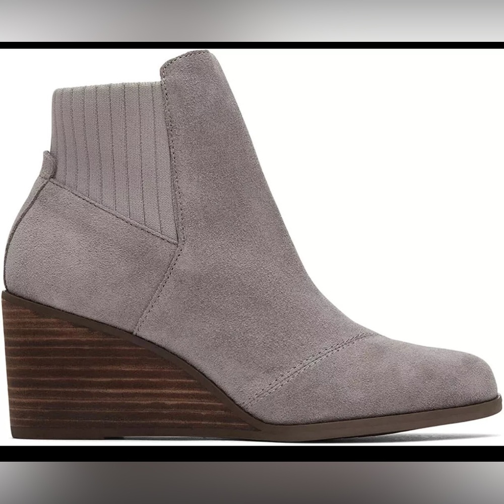 NWT Toms Sadie Cement Wedge